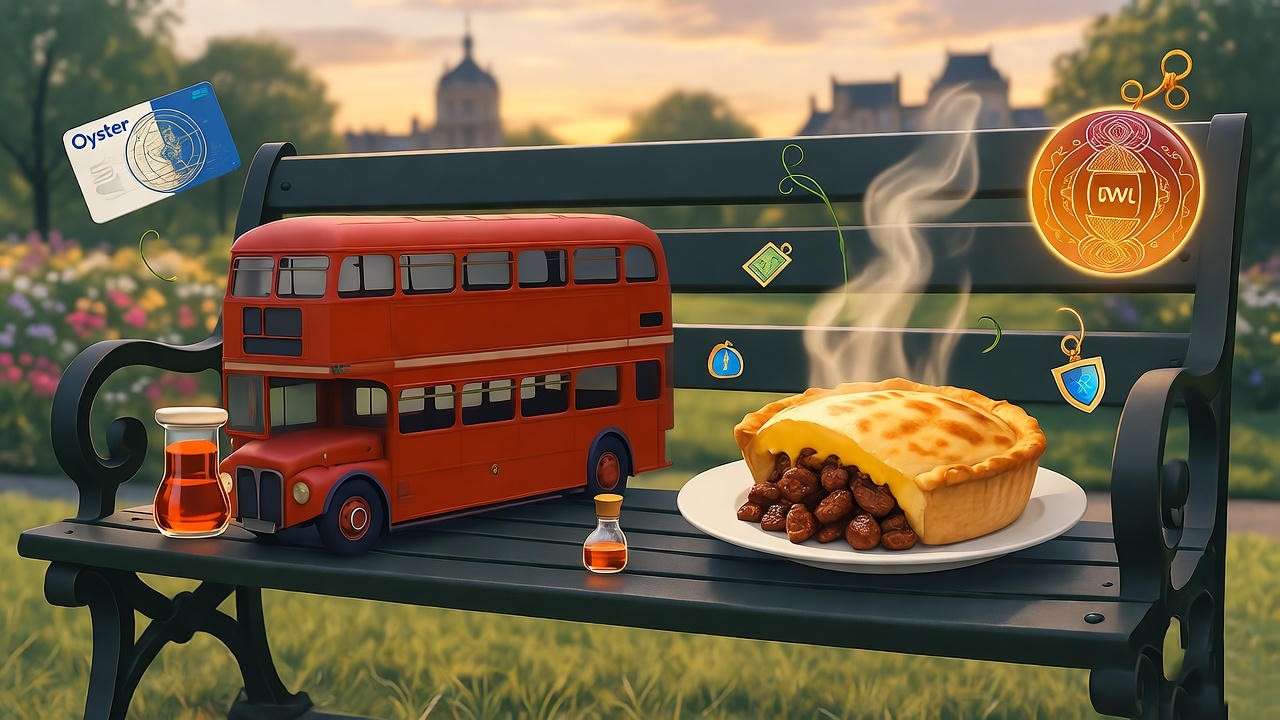 Illustrated logistics tips for safe Harry Potter self-guided tour in Bloomsbury London.