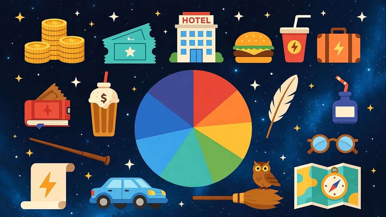 Budget breakdown for Orlando Studios Harry Potter packages vacation costs 