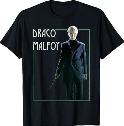 Harry Potter Draco Malfoy Simple Framed Portrait T-Shirt 