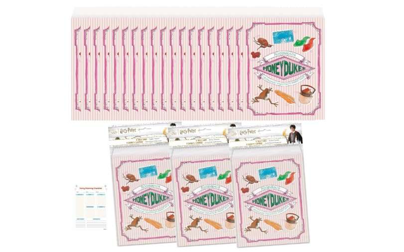 Unique Harry Potter Treat Bags - 24 Harry Potter Goodie Bags for Party Favors, Checklist - Birthday Party Decorations & Supplies