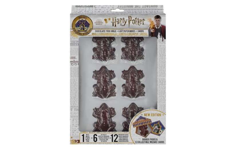 Cinereplicas Harry Potter - Chocolate Frog Mold (12 Wizard Card, 6 DIY Boxes) - Official License