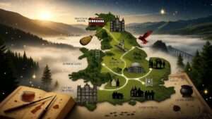 Harry Potter Map of England