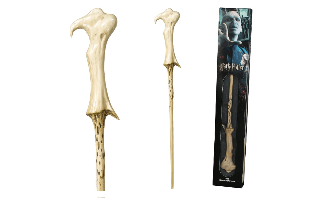 The Noble Collection - Lord Voldemort Wand in A Standard Windowed Box - 15in (37cm) Wizarding World Wand - Harry Potter Film Set Movie Props Wands