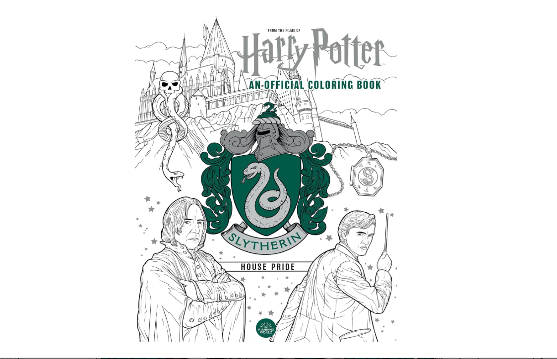 Harry Potter: Slytherin House Pride: The Official Coloring Book: (Gifts Books for Harry Potter Fans, Adult Coloring Books)
