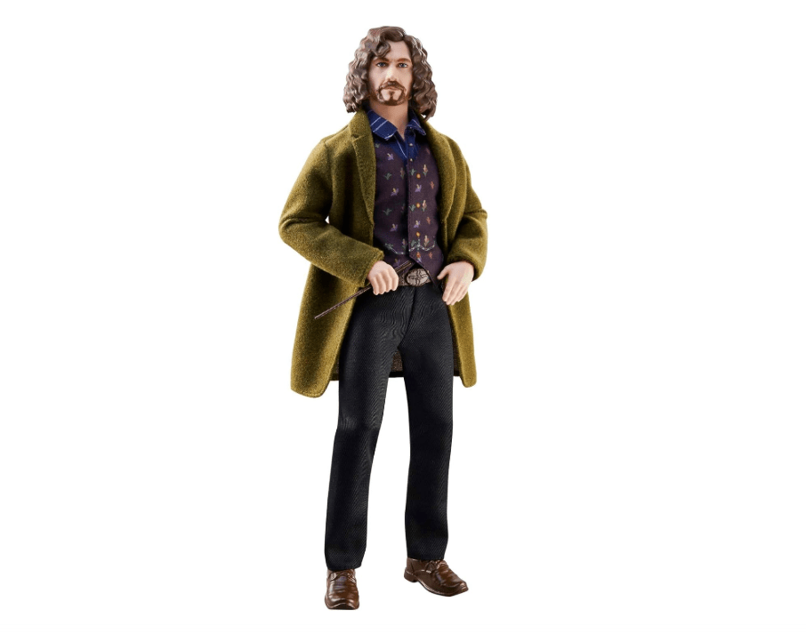 Wizarding World Harry Potter Collectible Sirius Black Doll (10-inch), Fully Posable, Wearing Signature Outfit with Wand, Gift for 6 Year Olds and Up, HCJ34