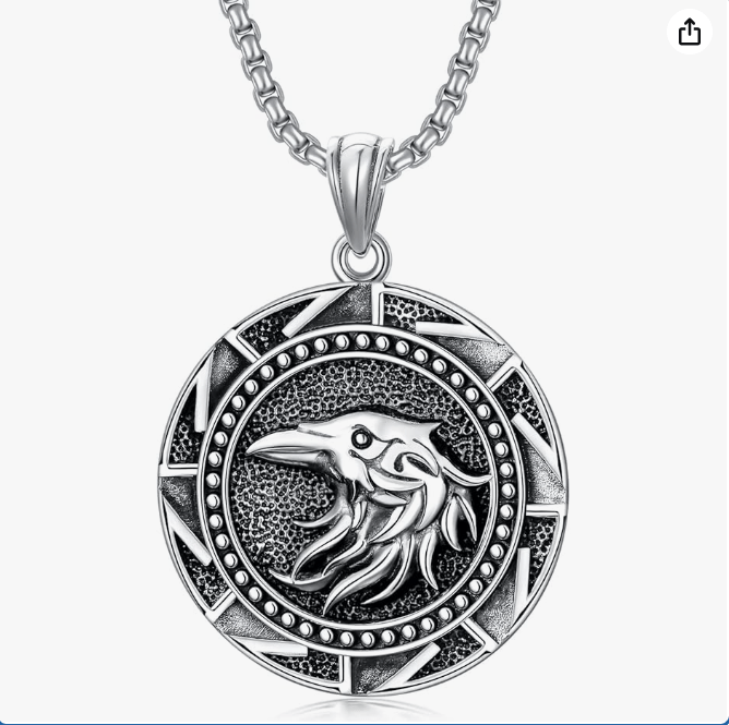 Seiyang 925 Sterling Silver Men's Necklace Oxidized Pendant Jewelry for Men Father Husband Son Brother with 2mm 22+2 In Rolo
