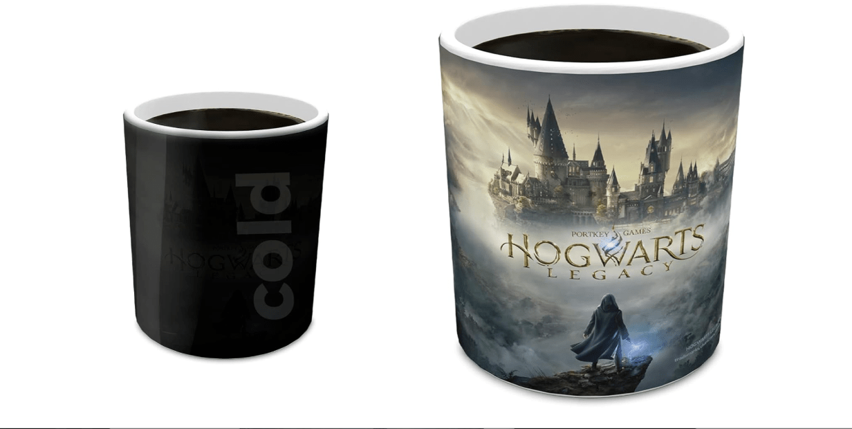 Morphing Mugs Hogwarts Legacy Official Artwork – Wizarding World of Harry Potter - One 11 oz Color Changing Ceramic Mug – Image Revealed When HOT Liquid Is...
