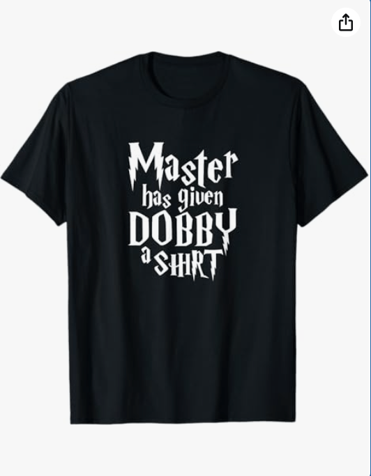 Master Has Given Dobby A Shirt, Funny Dobby Gift T-Shirt