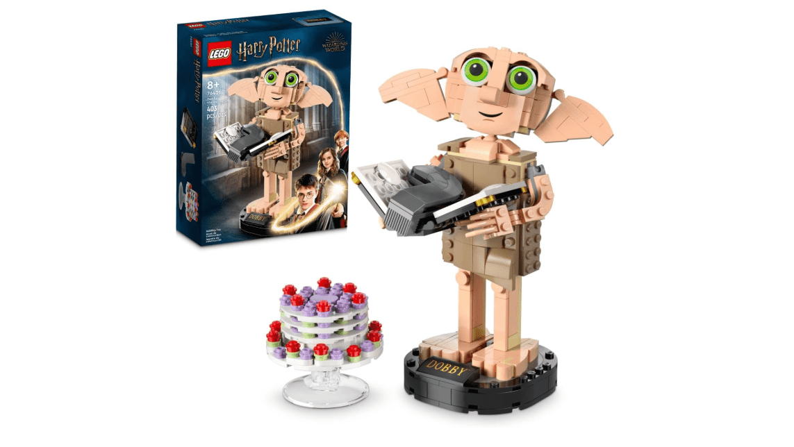 LEGO Harry Potter Dobby The House-Elf Building Toy Set, Build and Display Model of a Beloved Character from The Harry Potter Franchise, for 8 Year Old...