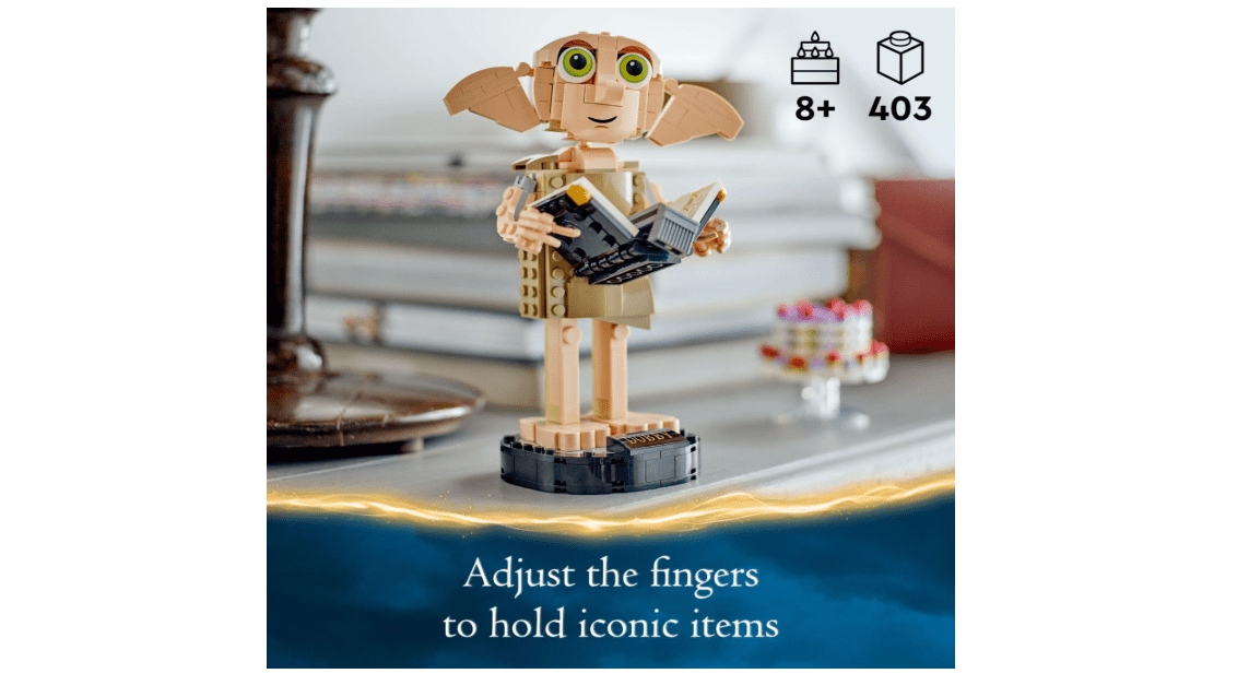LEGO Harry Potter Dobby The House-Elf Building Toy Set, Build and Display Model of a Beloved Character from The Harry Potter Franchise, for 8 Year Old...