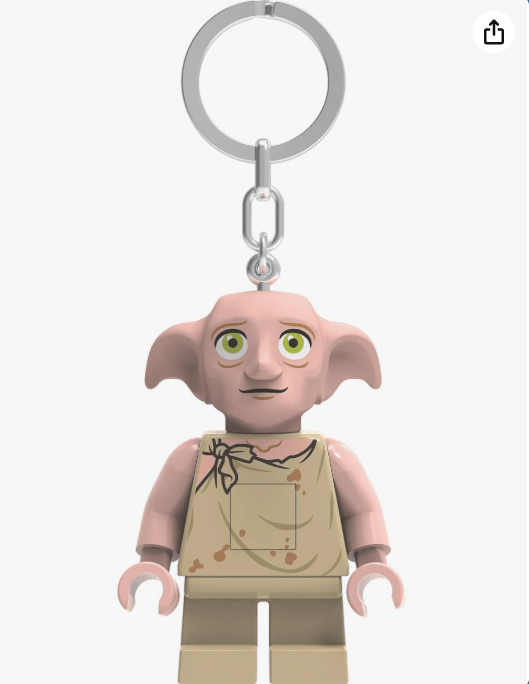 LEGO Harry Potter Large 2.5 Inch Tall Figure Keychain Light - Dobby (KE202H)