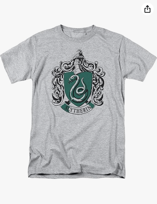 A&E Designs Harry Potter Shirt Slytherin Crest T-Shirt
