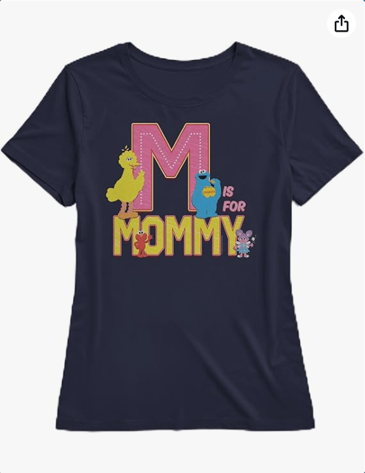 Women's Sesame Street M is for Mommy T-Shirt
