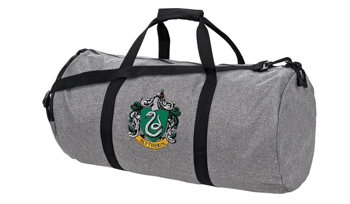 HP Crests - Bolsa de lona ligera para deportes y gimnasio, plegable para viajes, Escudo de Slytherin.