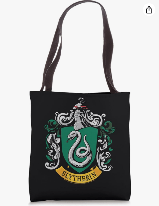 Harry Potter Slytherin House Crest Tote Bag