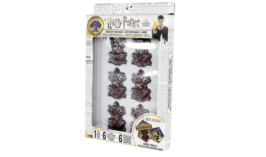 Cinereplicas Harry Potter - Chocolate Frog Mold (6 Wizard Card, 6 DIY Boxes) - Official License