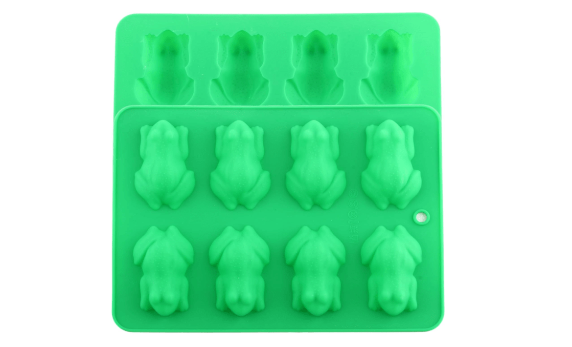 YIMINGMOLD Frog Silicone Chocolate Molds Passover Frog Candy Mold Set Of 2
