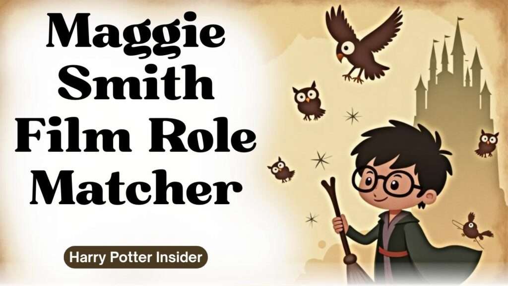 Maggie Smith Film Role Matcher