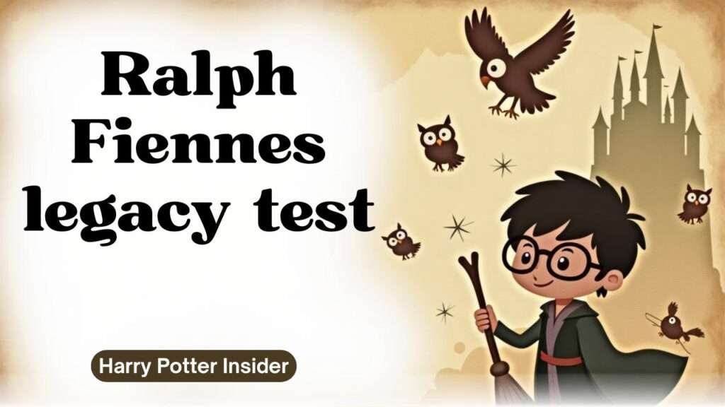 Ralph Fiennes legacy test
