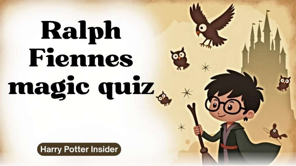 Ralph Fiennes magic quiz