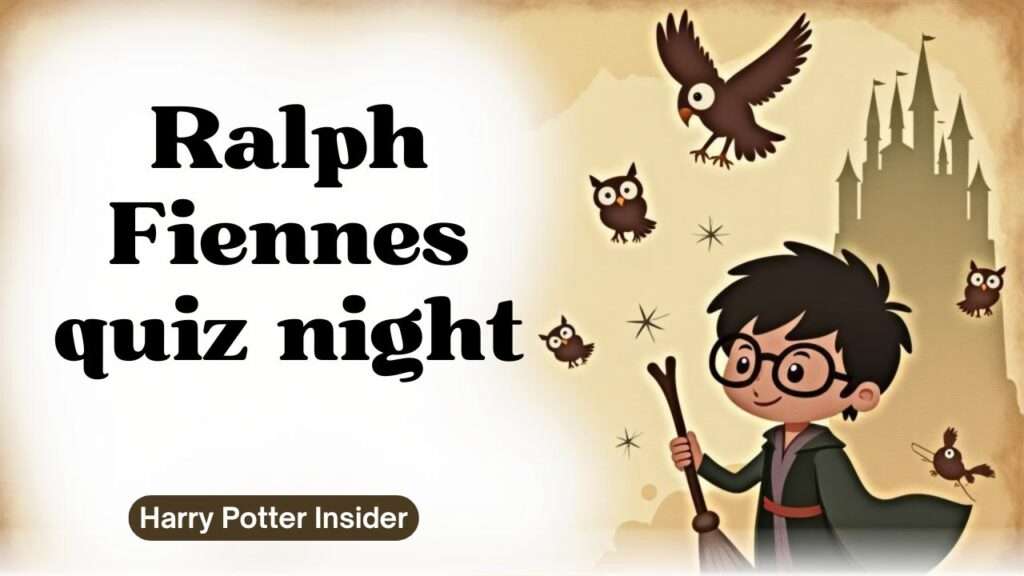 Ralph Fiennes quiz night