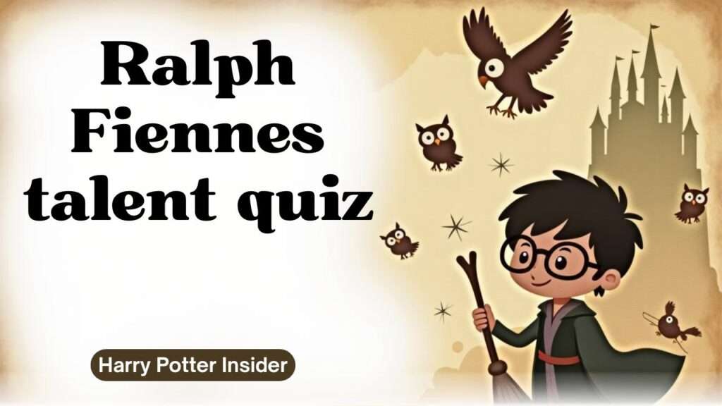 Ralph Fiennes talent quiz