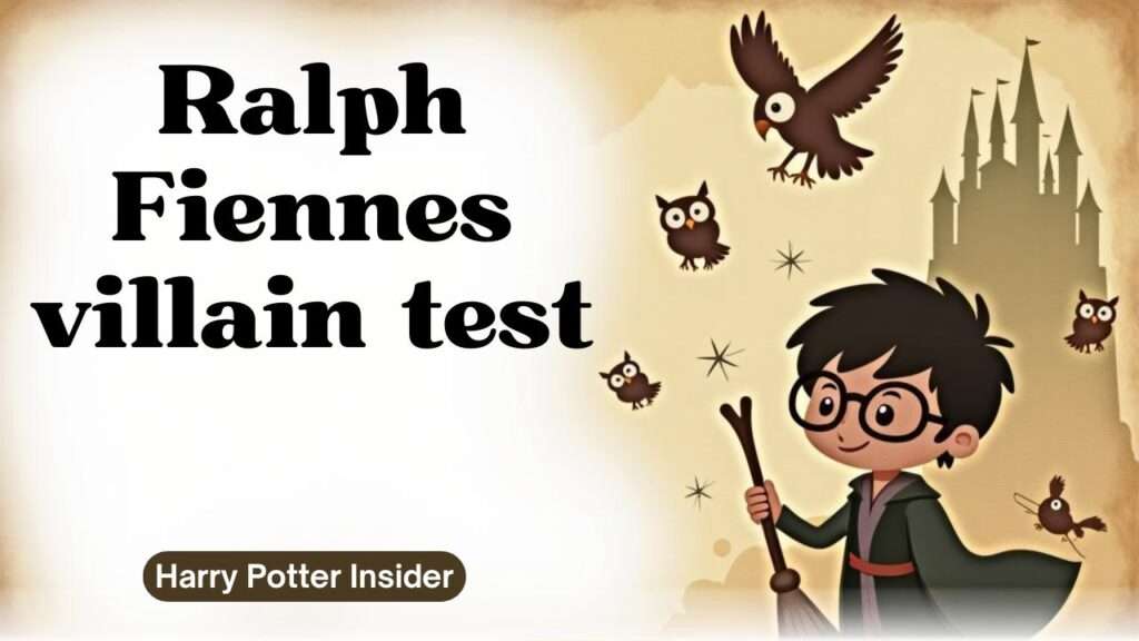 Ralph Fiennes villain test