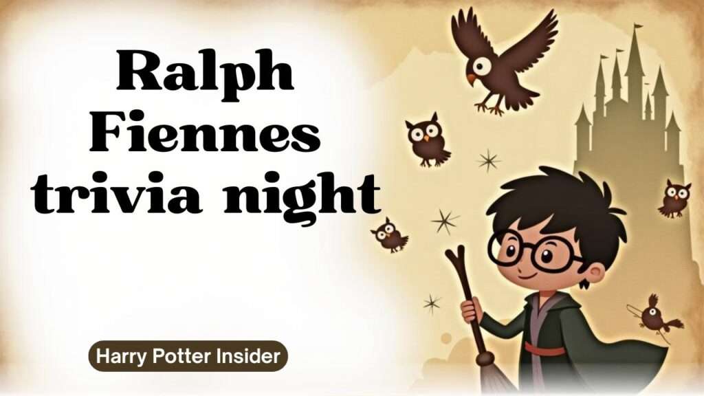 Ralph Fiennes trivia night