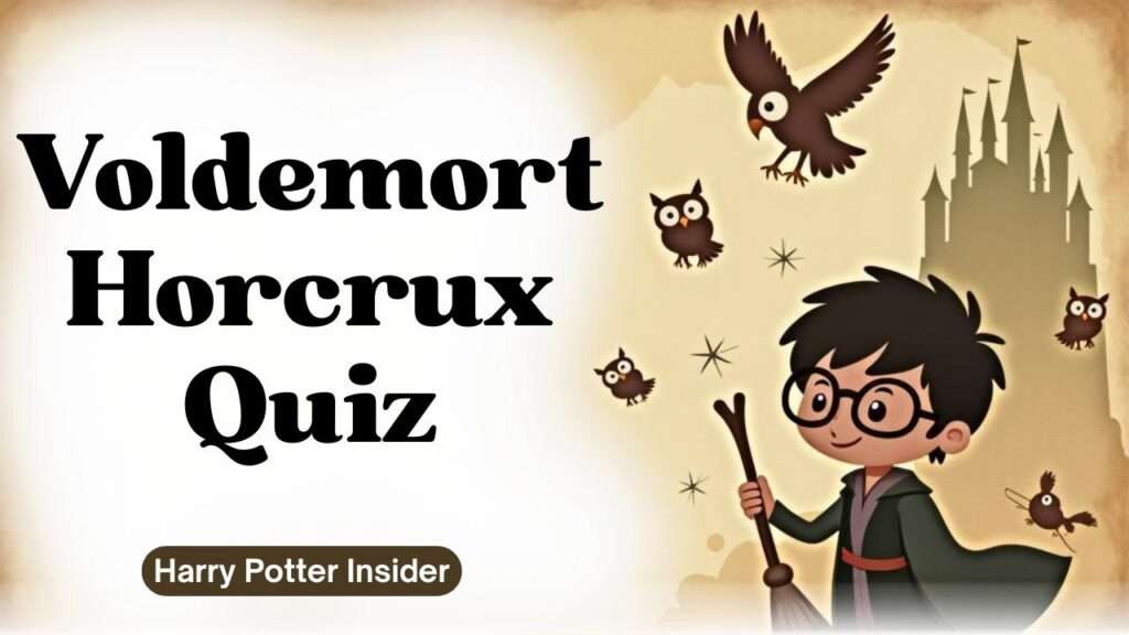 Voldemort horcrux quiz