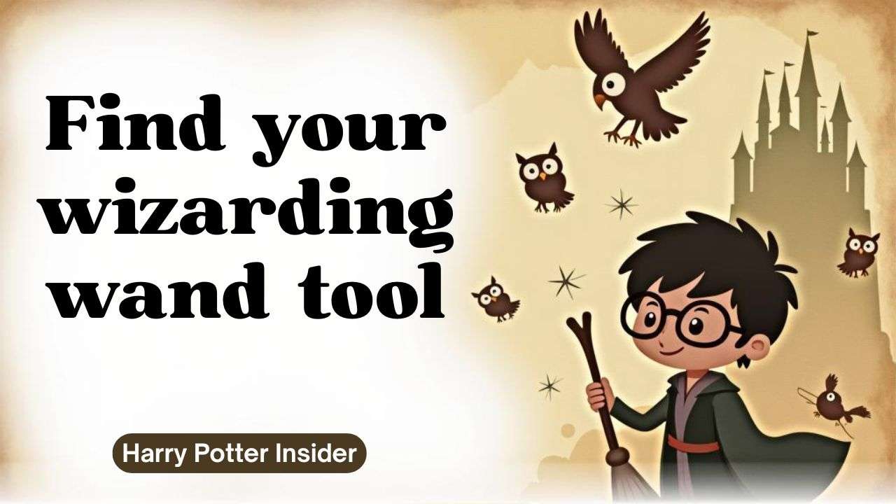 Find your wizarding wand tool - Magical Quiz