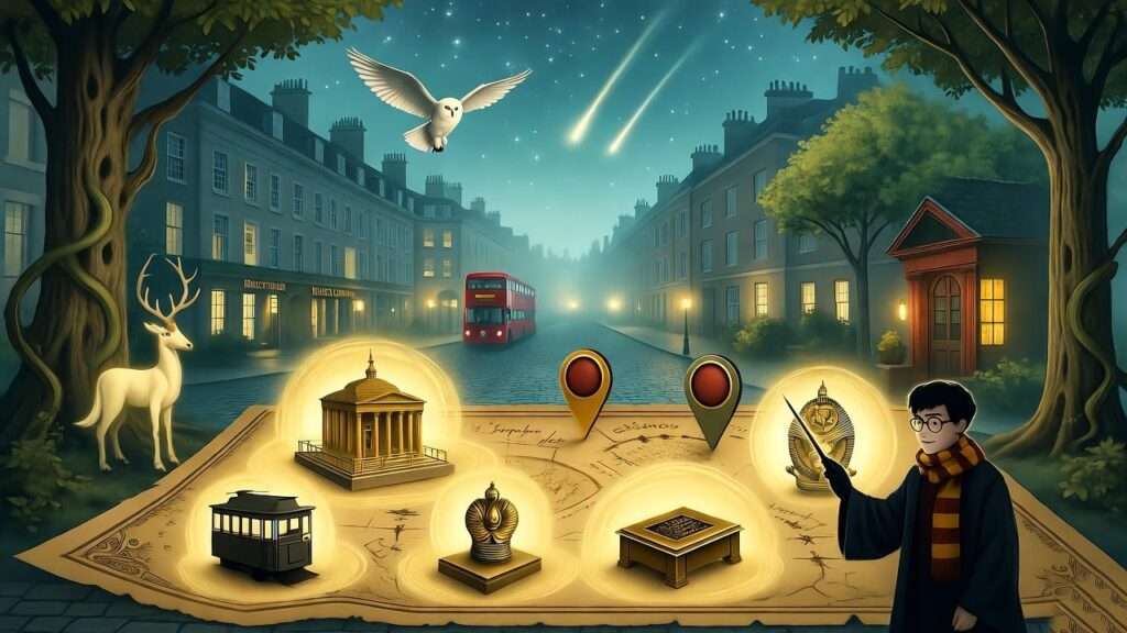 Bloomsbury Map: Harry Potter London Tour Guide
