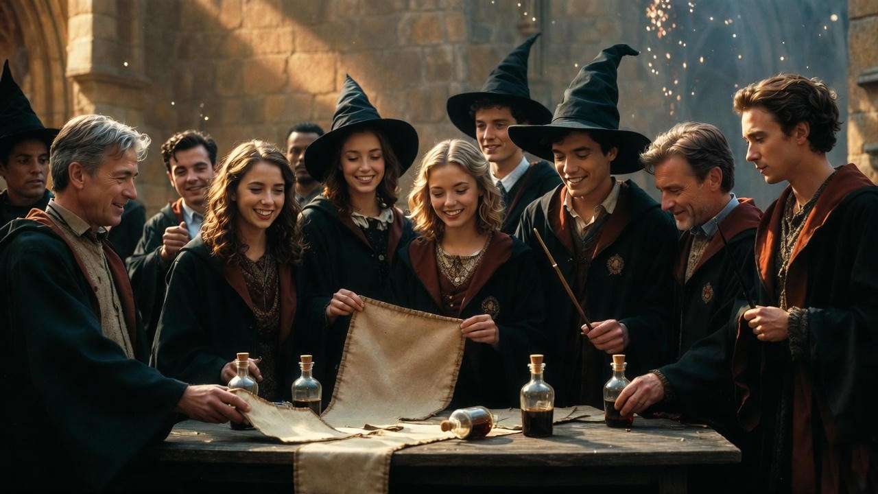 Budget vs lavish Harry Potter birthday party customizations with DIY and pro elements.
