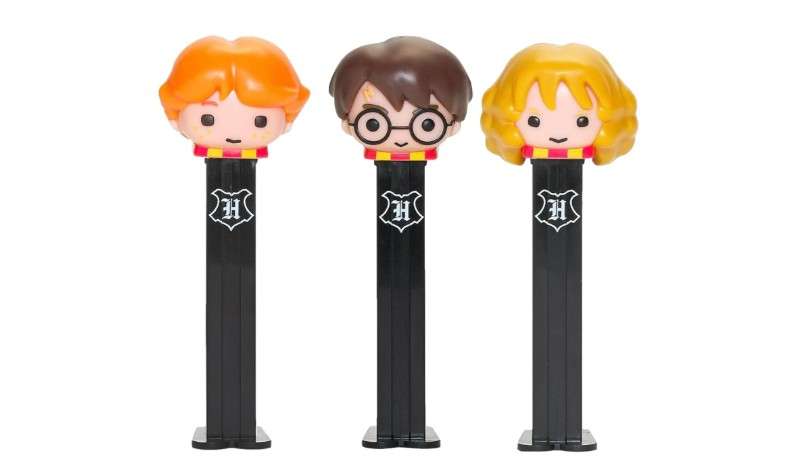 PEZ Harry Potter Candy Dispenser Gift Set – Harry Potter, Ron Weasley, and Hermione Granger | One Of Each | Harry Potter PEZ Dispensers With EXTRA Candies...