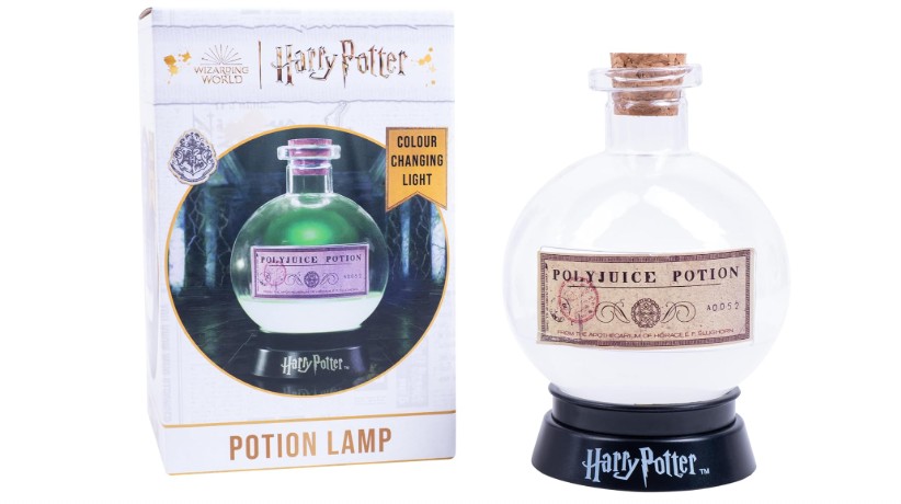 Fizz Creations Harry Potter Potion Light Mood Lamp – LED Color-Changing Polyjuice Potion Night Light, Battery-Powered, Magical Home Decor for Fans &... 