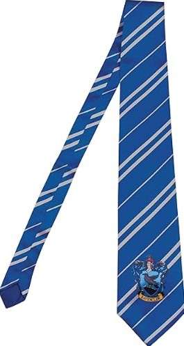 Disguise Harry Potter Ravenclaw Necktie Costume Accessory, Blue & Gray, Adult Size