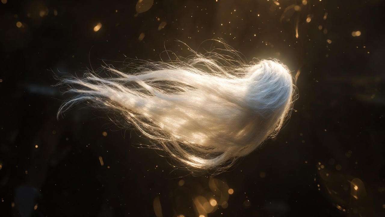 Magical glowing unicorn tail hair used as wand core – Harry Potter wand lore
