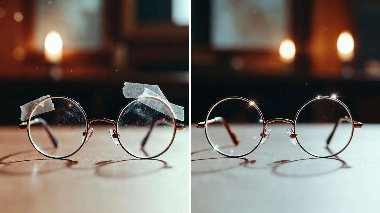 Harry Potter’s broken glasses vs magically repaired pair – Oculus Reparo plot hole