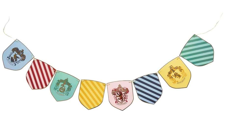 Harry Potter Paper Party Decorations House Banner | Hogwarts House Paper Banner | Harry Potter Party Supplies | Multicolor - Gifts for Birthdays, Christmas,... 