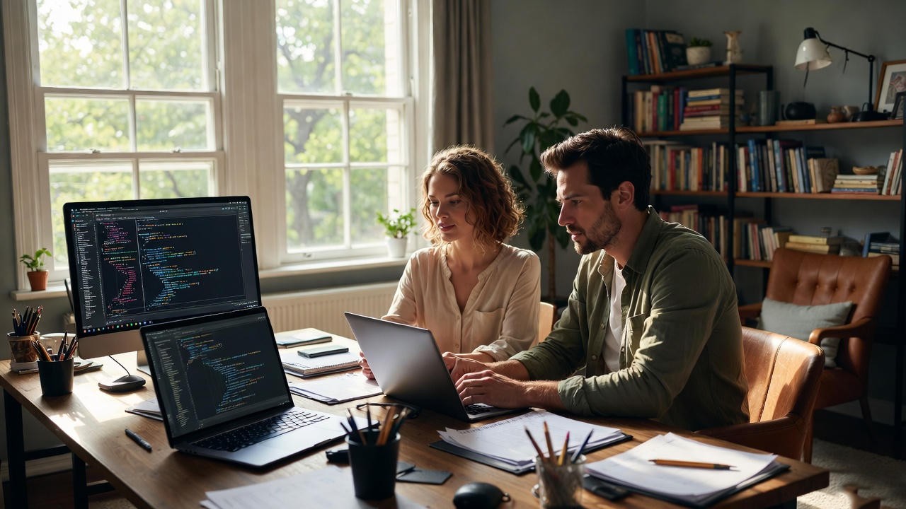 Tom Ackerley and Margot Robbie balancing family life and Hollywood careers at home