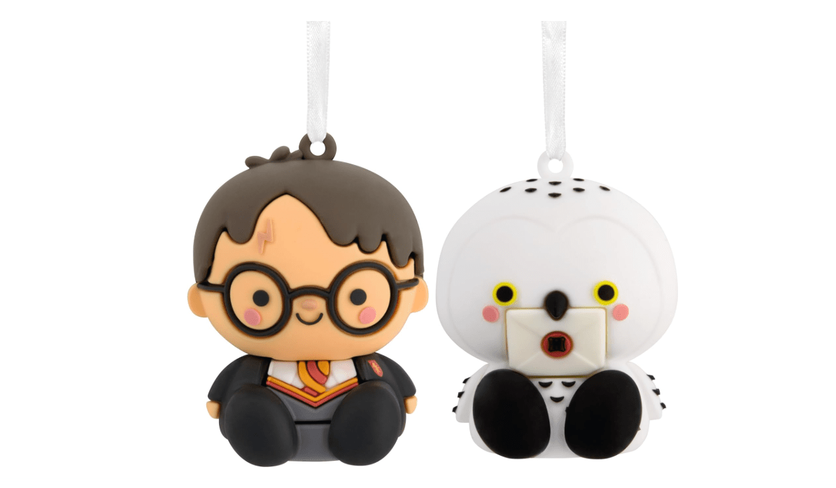 Hallmark Better Together Harry Potter and Hedwig Magnetic Christmas Ornaments, Set of 2