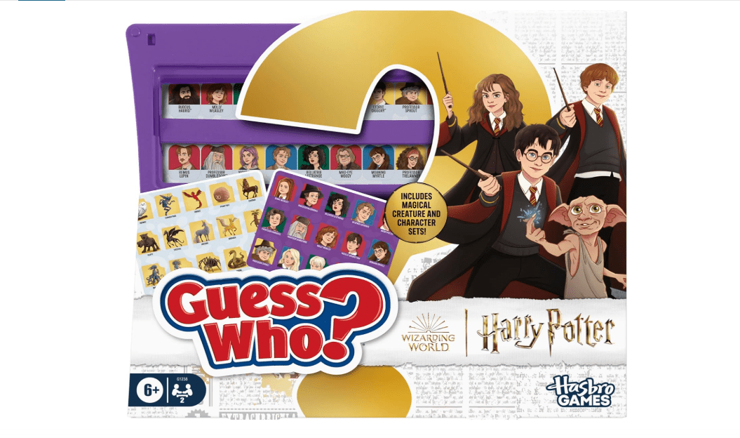 Guess Who? HARRY POTTER Edition Board Game | Ages 6 and Up | 2 Players | Fun Games for Kids and Preschoolers | Family Gifts (Amazon Exclusive) 