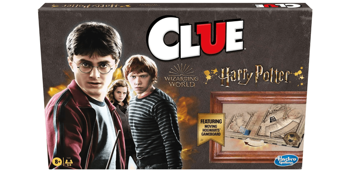 Hasbro Gaming Clue: Wizarding World Harry Potter Edition Board Game | Family Games for Kids, Teens, and Adults | Mystery Games | Ages 8 and Up | 3 to 5 Players

