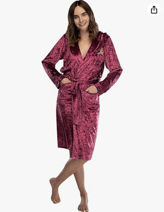 Harry Potter - Women's Velvet Dressing Gown Hogwarts Houses