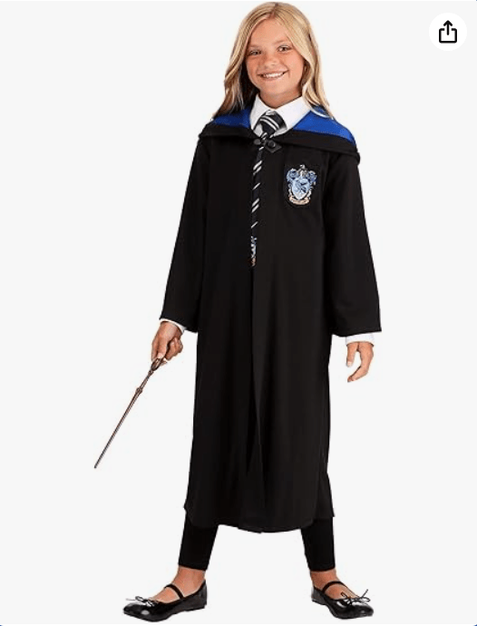 Harry Potter Ravenclaw - Children's Robe, Ravenclaw Wizard Costume for Magic, Cosplay and Halloween