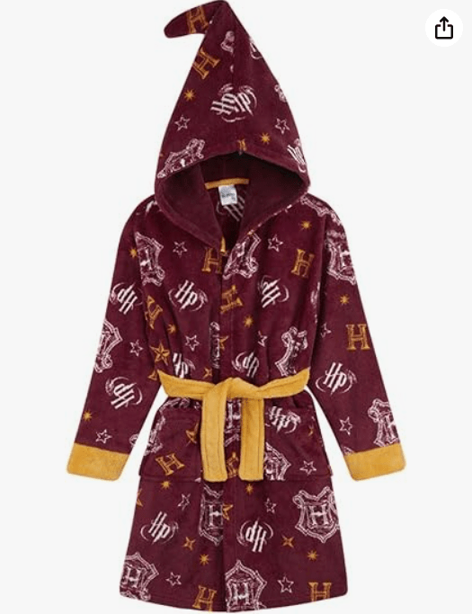 Harry Potter Soft Plush Gryffindor Slytherin Robe for Kids