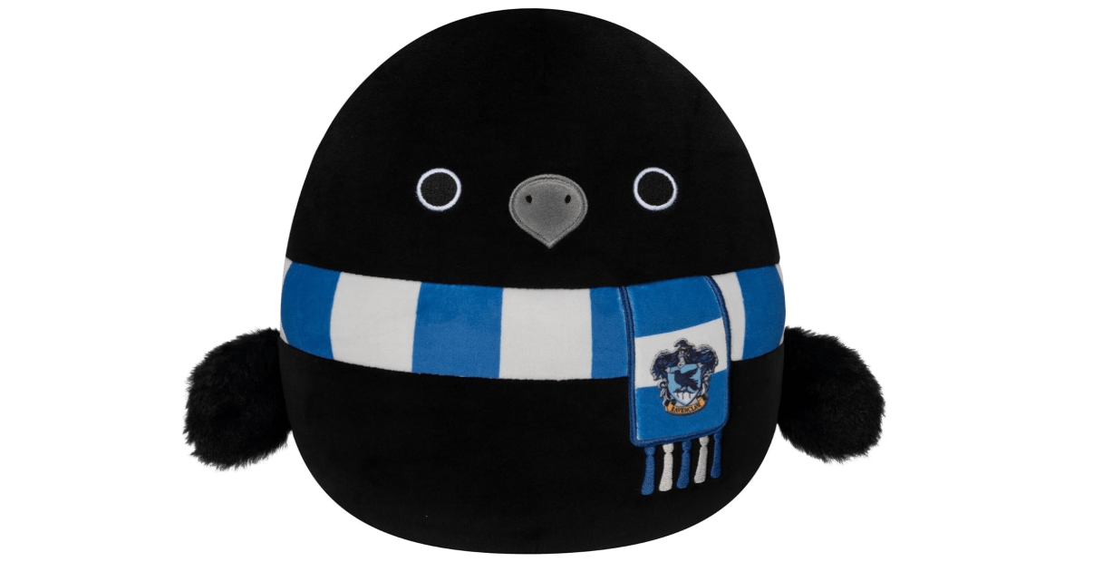 Squishmallows Original Harry Potter 10-Inch Ravenclaw Raven Plush - Medium-Sized Ultrasoft Official Jazwares Plush
