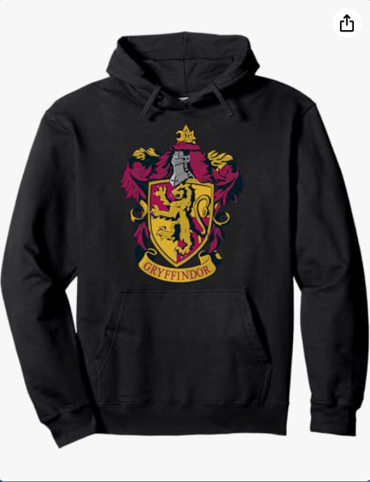 Harry Potter Gryffindor House Crest Pullover Hoodie