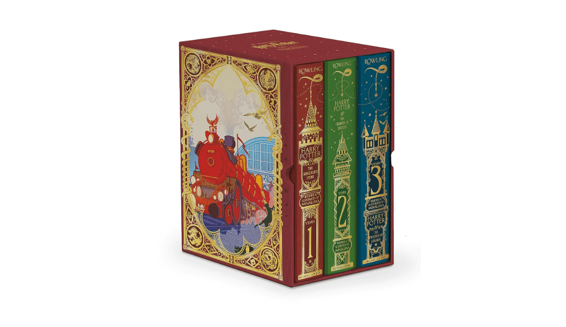 Harry Potter Books 1-3 Boxed Set (MinaLima Edition) (Interactive Illustrated Edition)