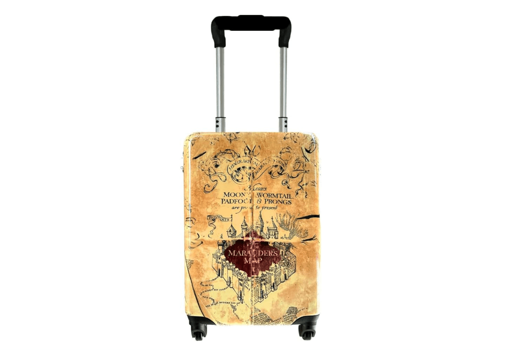 Harry Potter Luggage Carry On Hardshell Rolling Luggage Suitcase Travel Bags (Marauders Map)