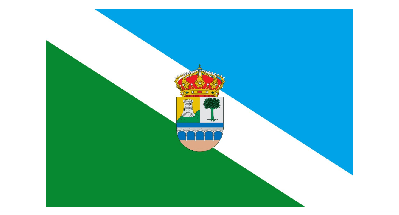 magFlags Large Flag Municipality of Viator, in Almería, Spain | landscape flag | 1.35m² | 14.5sqft | 90x150cm | 3x5ft - long lasting outdoor flag